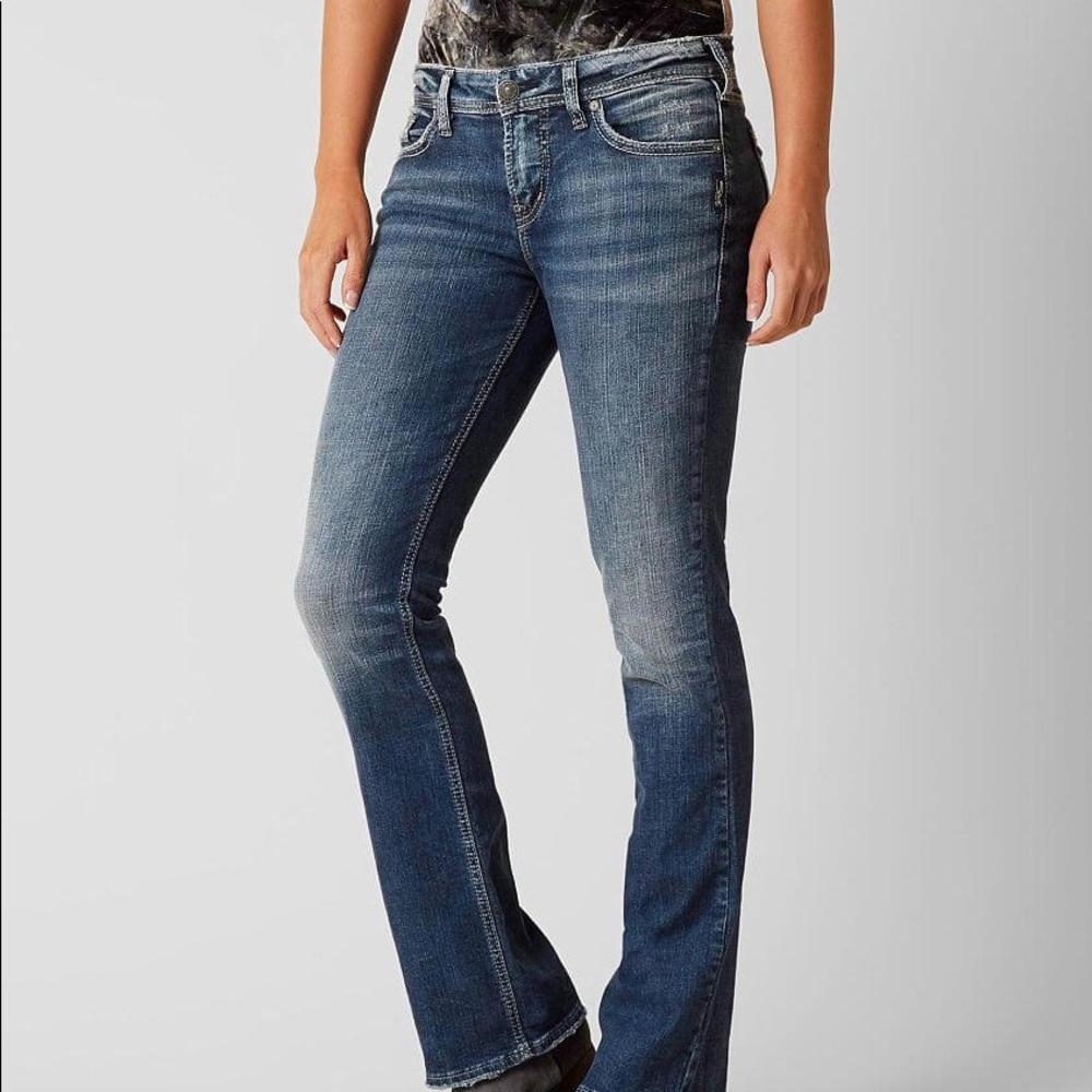 Suki Mid Boot Silver Jeans